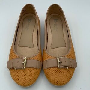 Found them!!  Naturalizer Leather uppers slip-on’s rubber soles Sz 10Nlight wear